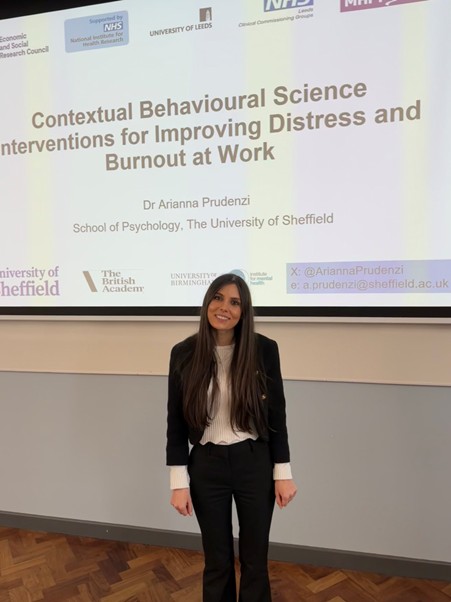 QUB - School of Psychology (@qubpsych) on Twitter photo Can Mindfulness Beat Burnout?
As part of our ongoing Seminar Series, @QUBPscyh enjoyed a talk from Dr Arianna Prudenzi (<a href="/AriannaPrudenzi/">Arianna Prudenzi</a>) from <a href="/sheffielduni/">The University of Sheffield</a> 'Contextual Behavioural Science Interventions for Reducing Distress and Burnout.'
#LoveQUB #StressAndCoping #Mindfulness Can Mindfulness Beat Burnout?
As part of our ongoing Seminar Series, @QUBPscyh enjoyed a talk from Dr Arianna Prudenzi (<a href="/AriannaPrudenzi/">Arianna Prudenzi</a>) from <a href="/sheffielduni/">The University of Sheffield</a> 'Contextual Behavioural Science Interventions for Reducing Distress and Burnout.'
#LoveQUB #StressAndCoping #Mindfulness