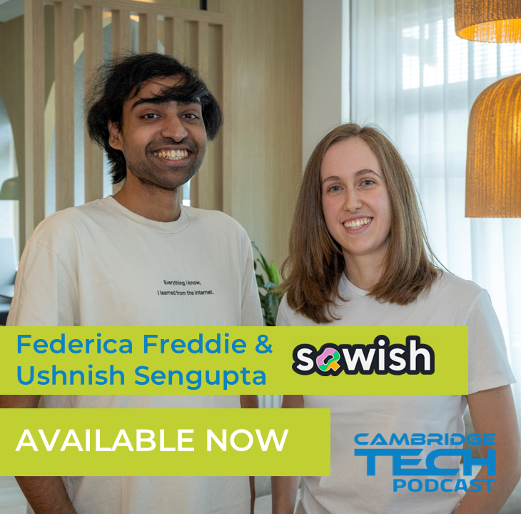 CamTechPod's tweet image. In this week’s episode we’re diving deep into AI optimisation with Ushnish Sengupta and Federica Freddi, the co-founders of Sqwish, a startup on a mission to make AI smarter and more efficient.
Tune in on your chosen podcast platform to subscribe and listen
#CamTechPod