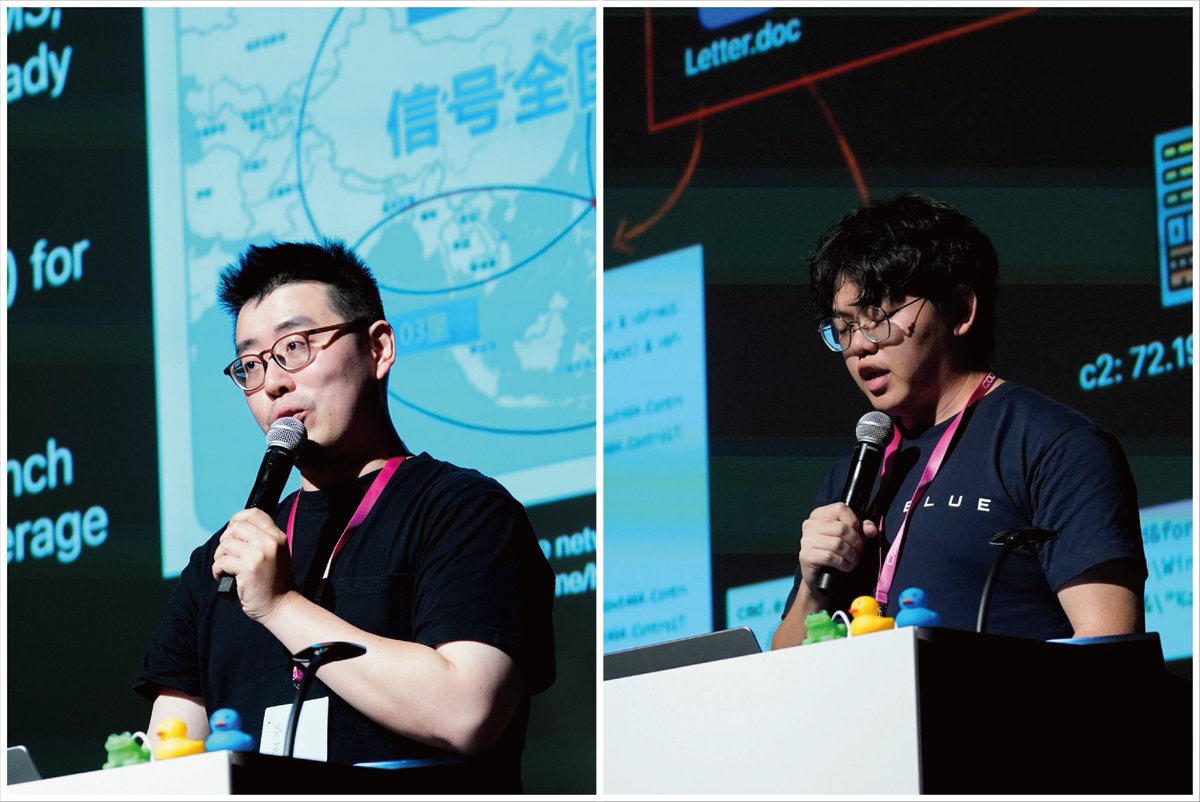 codeblue_jp's tweet photo. 📢Looking Back at CODE BLUE 2024 #18🔥
🚀APTs in APAC aerospace:when Dragons and Chollimas Reach for the Stars
🧑🔧Vic Huang, Ming Xuan Yang
📸Photos
🔗https://t.co/NFEFgmG3BF
#codeblue_jp #codeblue2024 https://t.co/OPdGmmqTW8