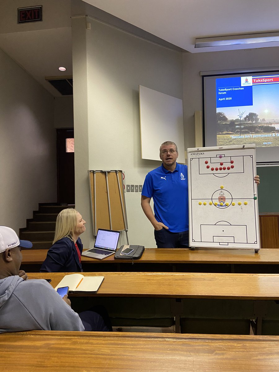 #TuksSport (@tukssport) on Twitter photo ๐Our #CoachesForum is up and underway. The morning begins with Director of TuksSport @steven_ball_mr_b sharing perspective of the realities the sport landscape in which coaches a geared to operate <a href="/UPTuks/">University of Pretoria</a> #ElevateToGreatness ๐Our #CoachesForum is up and underway. The morning begins with Director of TuksSport @steven_ball_mr_b sharing perspective of the realities the sport landscape in which coaches a geared to operate <a href="/UPTuks/">University of Pretoria</a> #ElevateToGreatness