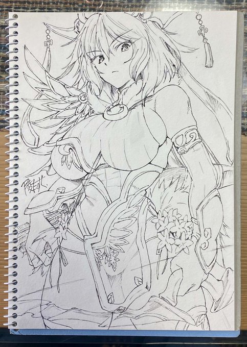 習作三国志大戦の王異さん 