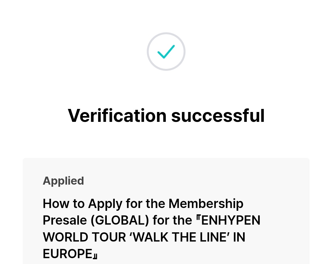 sunjayforever's tweet photo. wts lfb ph

walk the line in europe engene membership presale code

₱500 | 8.80 usd | 7.77 eur
 applied already! 
 payment-code ✅

MOP - Gcash&amp; bank transfer

 t. wts lfb enhypen wtl eu ticket London Manchester Amsterdam Brussels Berlin Paris https://t.co/5FptDdhb2p