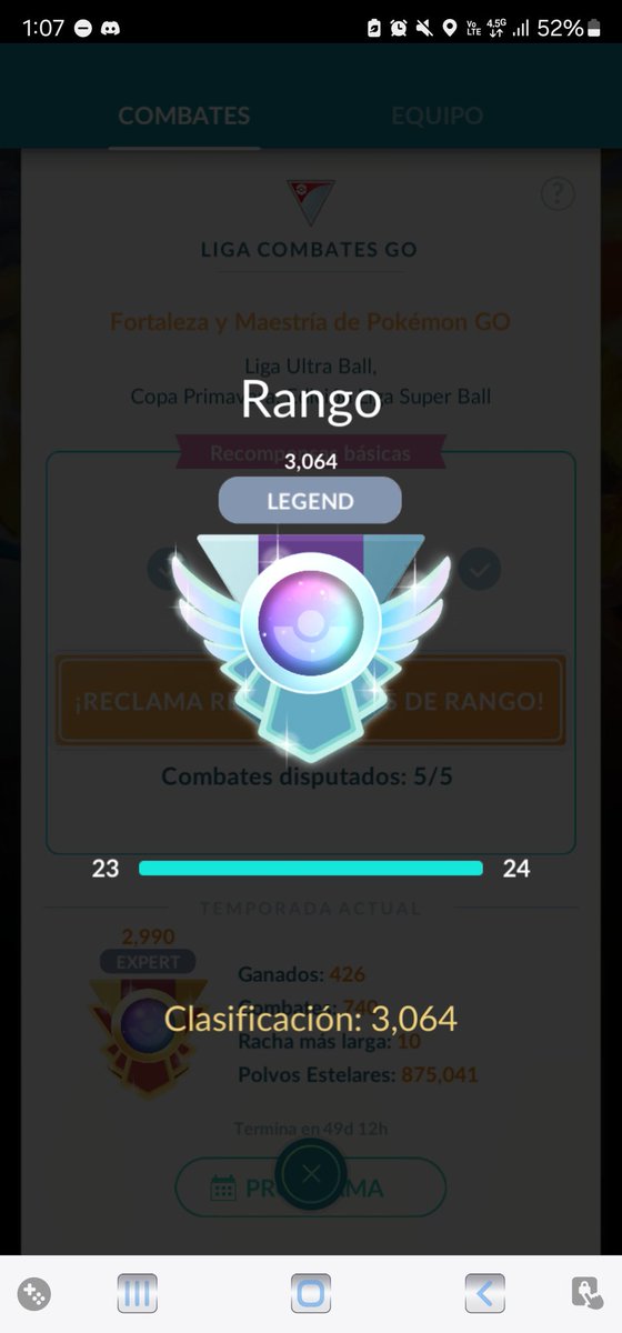 Temporada concluida... Good la pose.. #PokemonGO #GBL