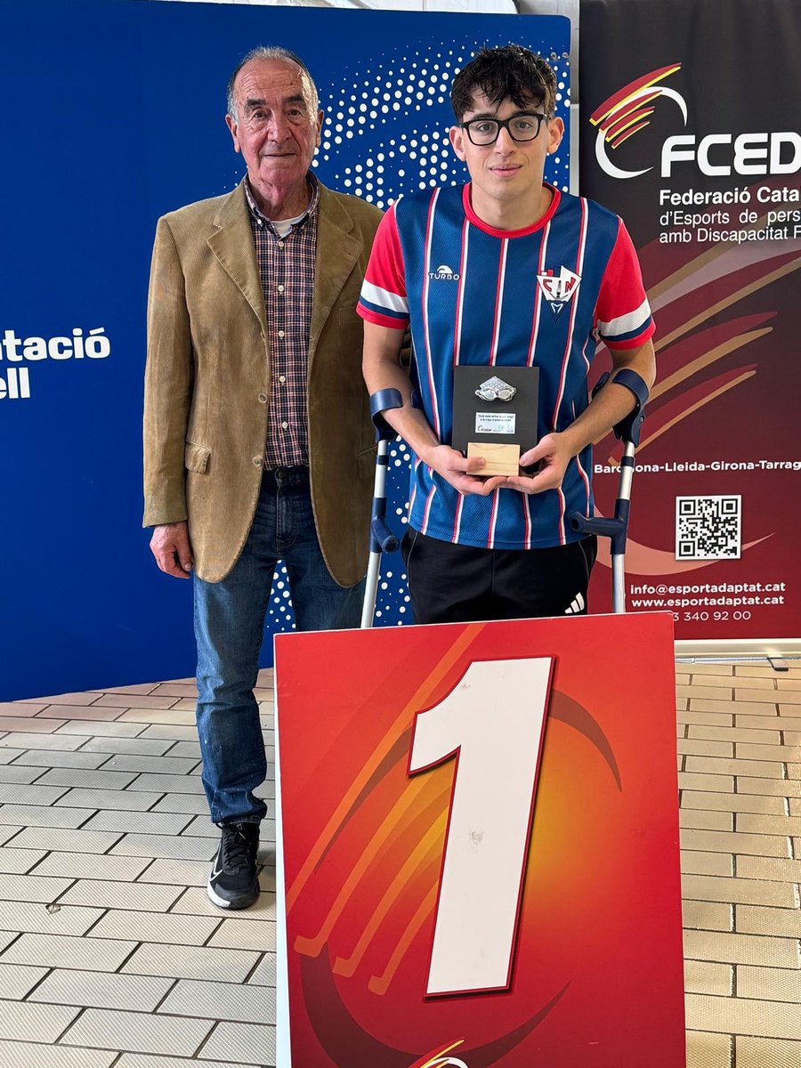 cnmataro's tweet photo. 🌟🏊‍♂️El Kia Quadis AR Motors - CN.Mataró ha brillat a la 3a jornada de la Lliga Catalana de Natació Adaptada, assolint el títol de millor club de la Lliga i amb més participació, amb la Berta Garcia reconeguda com a millor nedadora de la temporada🏆

🔗: https://t.co/imVWC6FqXP https://t.co/R2bH0sILBm