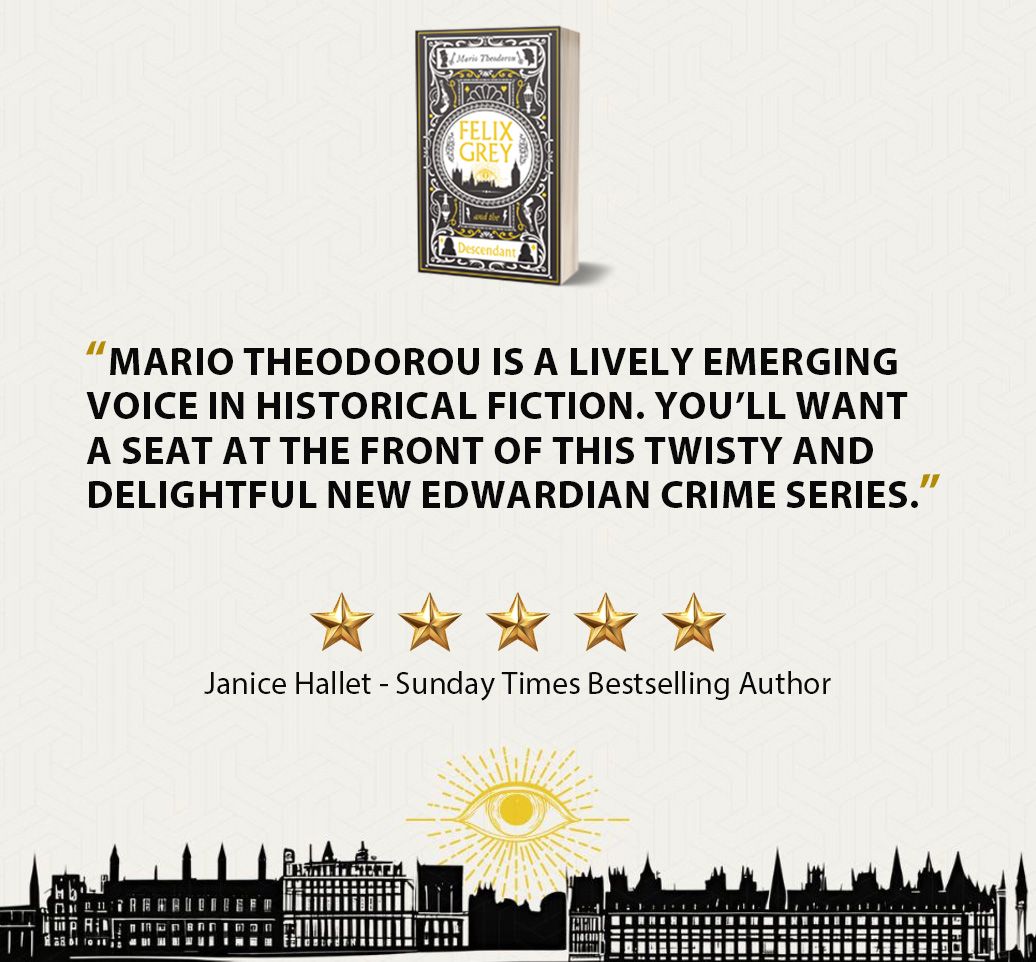 Step into 1904 London, where a Prime Minister must uncover a deadly conspiracy. Felix Grey and the Descendant is a gripping historical thriller praised as “cinematic” and “compelling.”

📖 amzn.to/3NVsedC

#FelixGrey #HistoricalFiction #BookTwitter #Bookish #Booklover