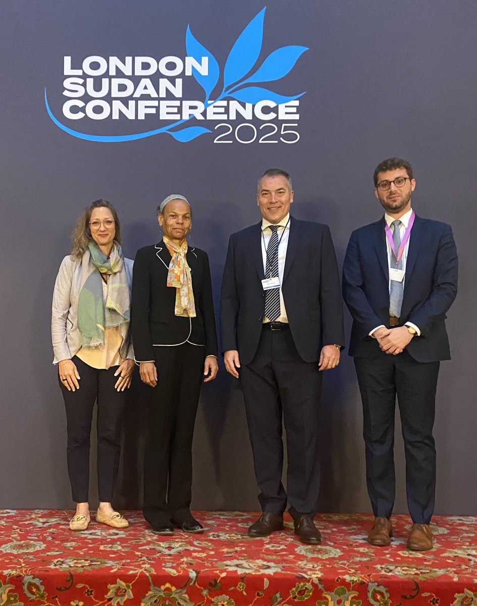 The 🇨🇭 delegation has just arrived in London to take part in the Sudan conference organized by 🇬🇧.