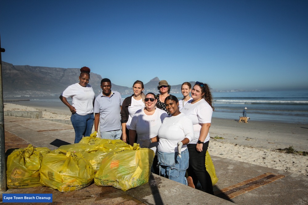 NICRO_'s tweet photo. Happy Easter weekend SA! The NICRO Business and Development Team together with Clean C - spent some time cleaning a local beach so that children are able to play there more safely. Wishing you a safe and clean Easter weekend.
#Easter #nopollution #recycle https://t.co/ewaojv4c6h