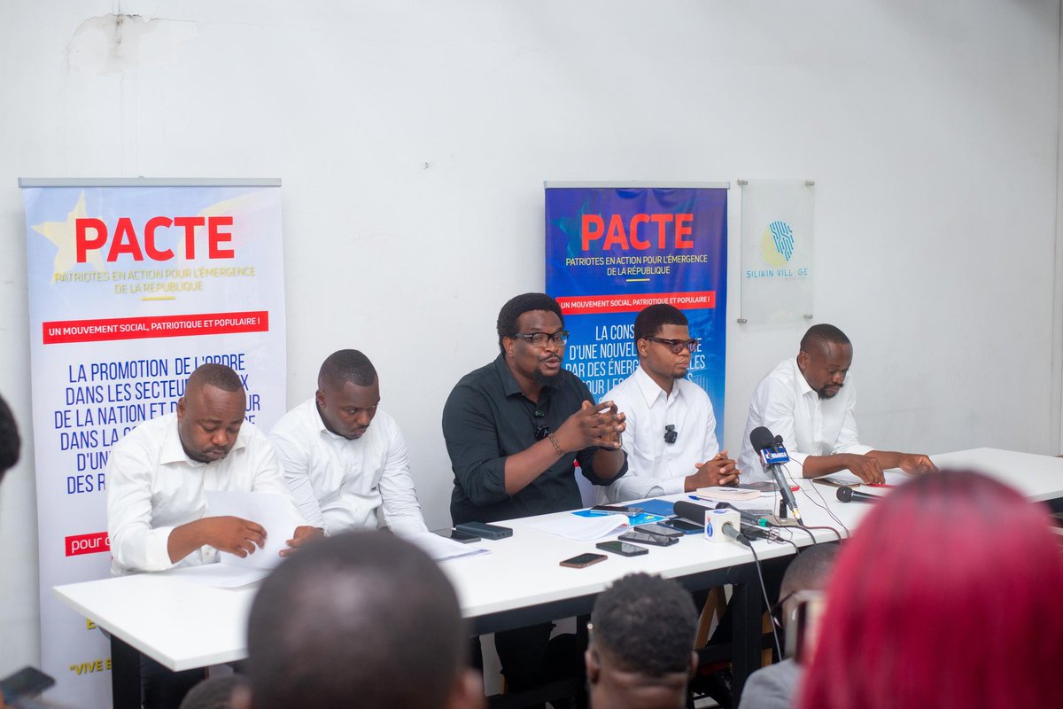 Icone_Carbone's tweet photo. Chers compatriotes,

Hier le 14 avril 2025, nous étions face la presse congolaise, pour une annonce très importante et capitale, celle du lancement officiel du mouvement social dénommé PATRIOTES EN ACTIONS POUR L'EMERGENCE DE LA RÉPUBLIQUE, en sigle PACTE. Cette nouvelle trajectoire de notre engagement vise le retablissement de L'ORDRE dans le fonctionnement des institutions étatiques et dans la qualité de participation citoyenne.

Le lancement officiel est prévu pour ce 26 Avril 2025 à Kinshasa.

L'ordre doit régner, l'ordre régnera !
Vivre et mourir pour la Patrie 🇨🇩Plus rien ne sera comme avant.
