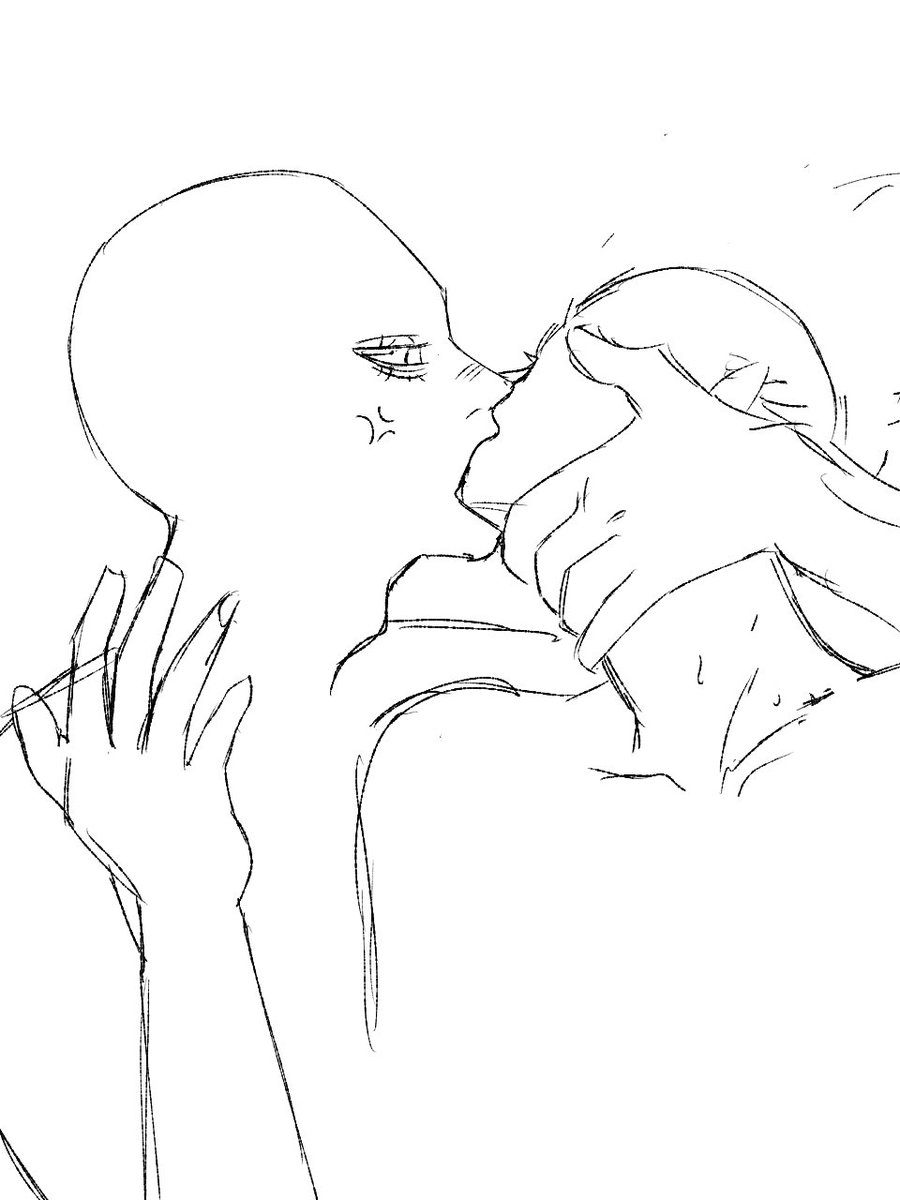 今描いてるイラストのラフ良すぎるから早く完成させたい