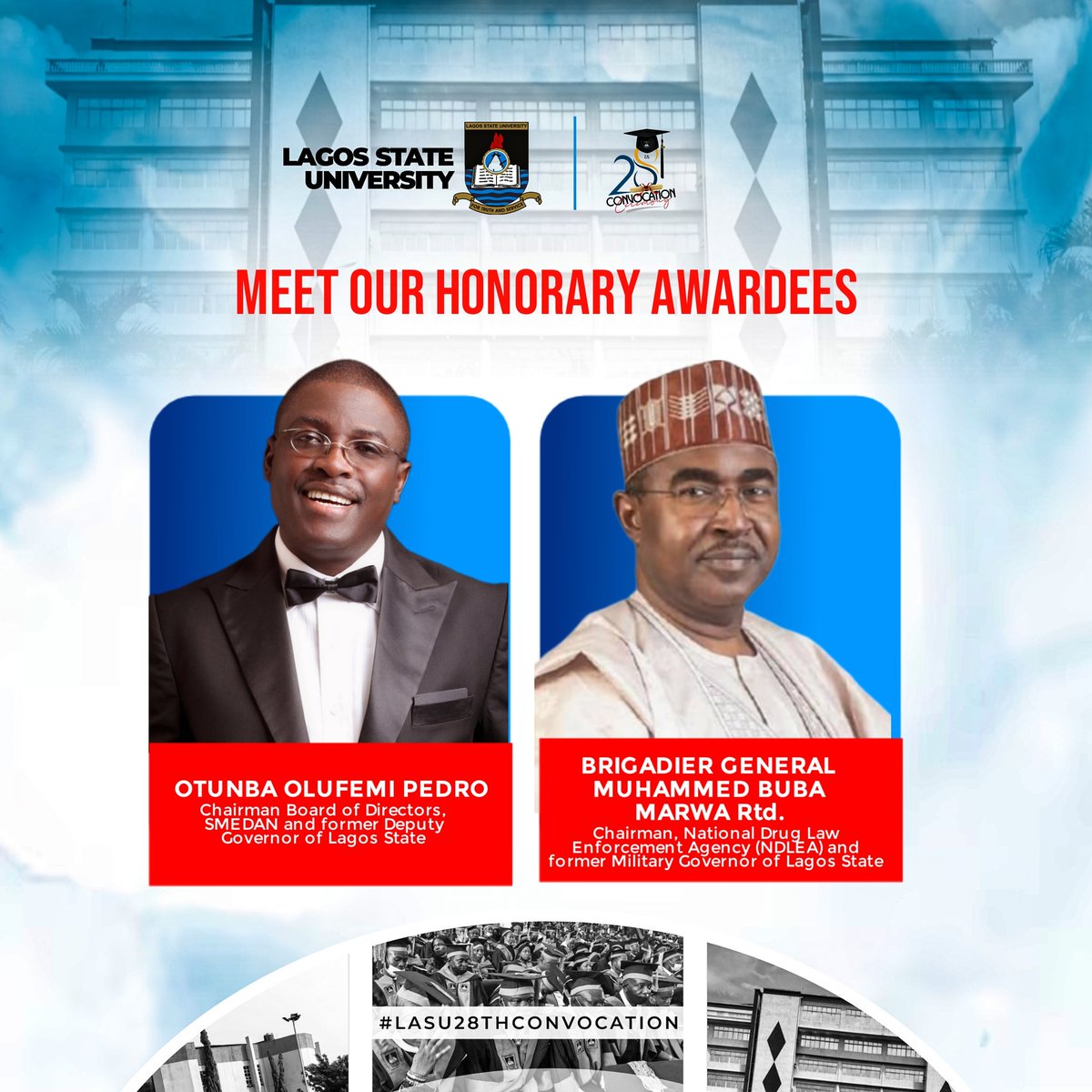 JudeOluwasola's tweet photo. Volunteered as one of the graphic designers for the LASU 27th Convocation Ceremony.

Grateful for the chance to contribute creatively to such a remarkable event.

#LASU27thConvocation #DesignForImpact #VolunteerGraphics #LASUCreative #ConvocationDesign https://t.co/al61a0p1yx