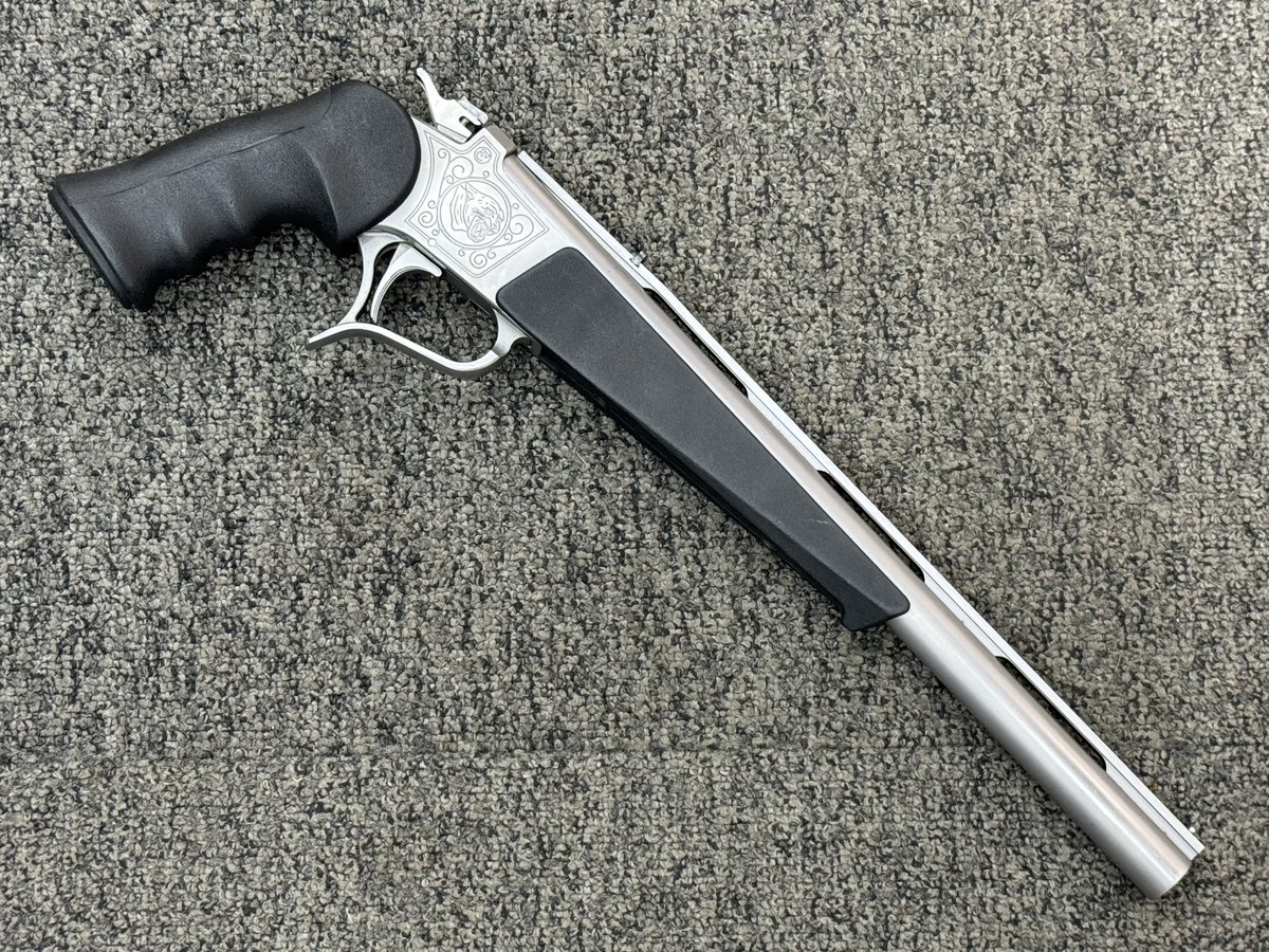 CleaverFirearms's tweet photo. Thompson Rare Hand CANNON....
Super 14 Contender 45 Long Colt / 410 Gauge Shotgun, with 14" Vent Rib Barrel in Stainless Steel....

#thompson #contender #super14 #stainlesssteel #45longcolt #410gauge #shotgun #singleshot #originalbox #classic #rarearms #madeinusa https://t.co/EWLMLelRGl