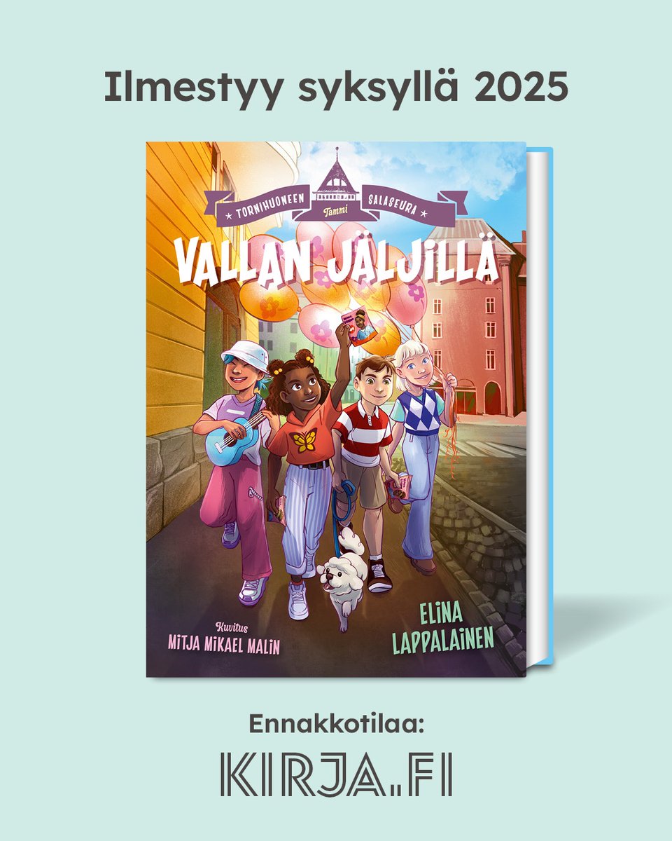 💥 TULOSSA SYKSYLLÄ! 🚀  Kuntavaalivuoden tärkein teos on tässä: demokratiakasvatusta lapsille! Tammen syksyn 2025 kirjat on julkaistu, ja meidän kolmeosaisen lastentietokirjasarjan päättävä teos Tornihuoneen salaseura: Vallan jäljillä on mukana  

tammi.fi/kirjat/tornihu…