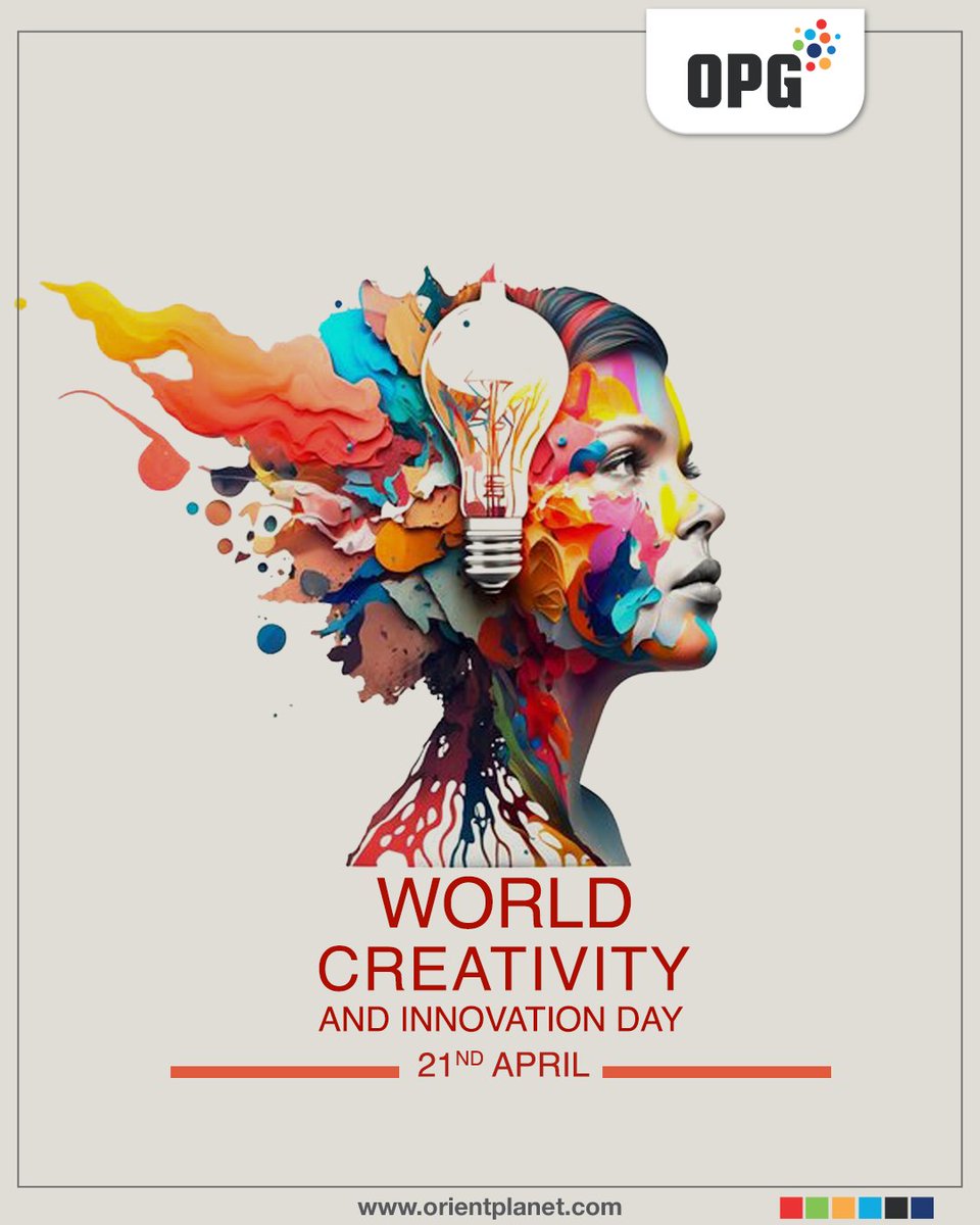 في اليوم العالمي للإبداع والابتكار، نحتفي بقوة الخيال، وبالابتكارات التي تسهم في بناء عالم أفضل.  وندعوكم في هذه المناسبة لنواصل مسيرة رعاية الإبداع وتوسيع الآفاق، ونحدث معًا تغييرًا فعالًا يثري مجتمعاتنا ويدفعها نحو التقدّم.
#مجموعة_أورينت_بلانيت