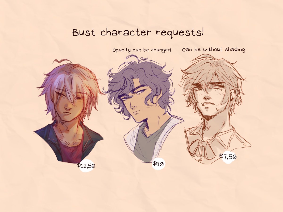 mewoscrabbles's tweet image. Updated Ko-if requests/c0mms! Lowered the price because honestly! I’m broke! And in need of money! I also added some more examples, including an actual reference for the size of the request.
ko-fi.com/mewoscrabbles/…