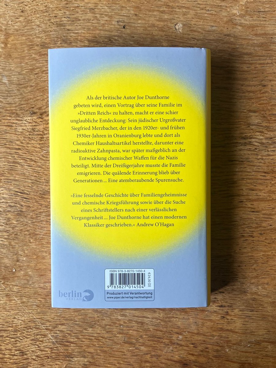 joe dunthorne (@joedunthorne) on Twitter photo These just arrived! Thanks so much to <a href="/berlinverlag/">Berlin Verlag</a> and my translator, Hans-Christian Oeser.
It means a lot to see my book published in German, the language that most of my family documents were written in. (Shame my German's not good enough to read it.)
piper.de/buecher/kinder… These just arrived! Thanks so much to <a href="/berlinverlag/">Berlin Verlag</a> and my translator, Hans-Christian Oeser.
It means a lot to see my book published in German, the language that most of my family documents were written in. (Shame my German's not good enough to read it.)
piper.de/buecher/kinder…