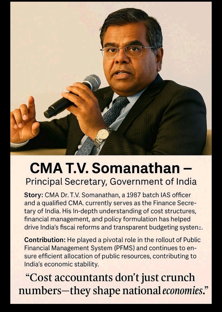 NagarwalHitesh's tweet image. CMAs have served industries, governments, and regulators. Now let them serve the Income Tax Department too.
#TaxAuditForCMAs