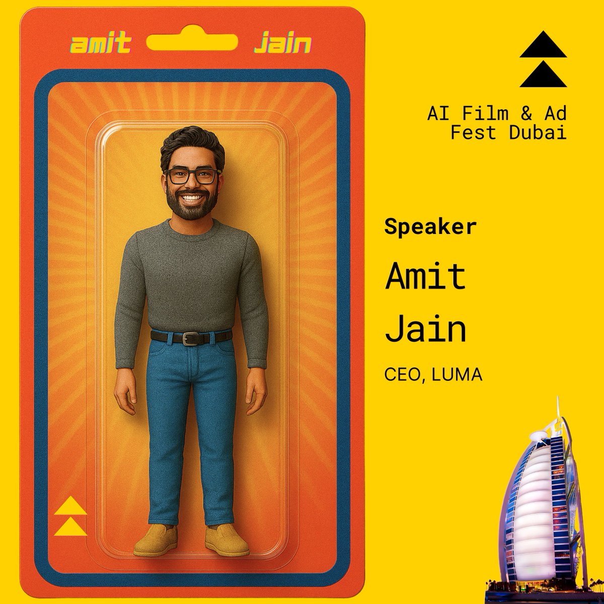 Meet our amazing speakers and panelists for the A.I. Film &amp; Ad Fest Dubai. Speakers include Giuseppe Moscatello &amp; our key note speaker, the CEO of our partner <a href="/LumaLabsAI/">Luma AI</a>, AmitJain.  Join us in Dubai @ Theatre of Digital Art 24th of April 4:00 pm. #aifilmfest #dubai