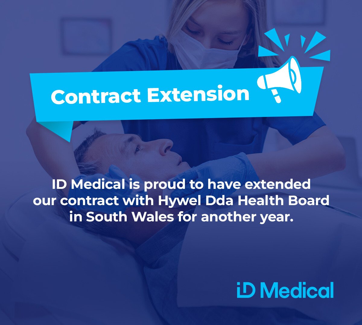 🌟 Exciting News from ID Medical! 🌟

We are thrilled to announce that our dermatology contract with Hywel Dda Health Board in South Wales has been extended for another year!

Thank you to our dedicated team and partners for making this possible.

#Dermatology #IDMedical