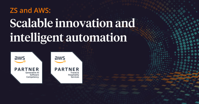 RodolfoLuzardo's tweet photo. Two recent AWS competencies highlight ZS’s deep expertise working with clients to improve life and how we live it, from driving gen AI innovation to optimizing operations for travel and hospitality brands: https://t.co/2JhH6Xtr9a #AI #AWSPartner #AWSCompetency https://t.co/4CzJcyl1W9