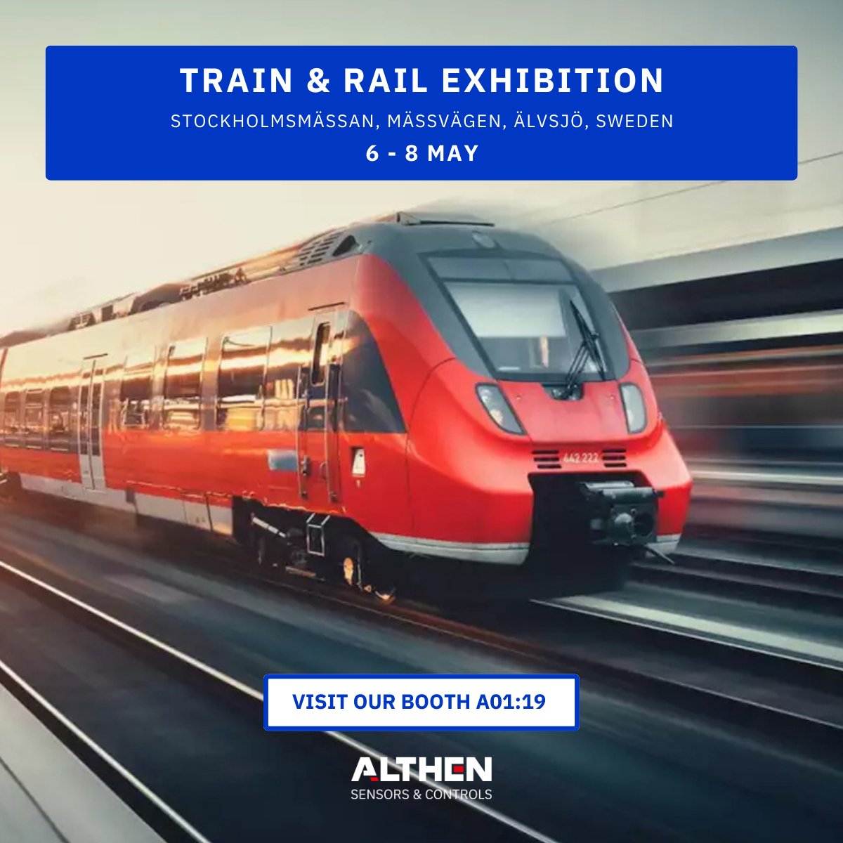 🚆 We're exhibiting at Train &amp; Rail 2025 in #Stockholm!
Discover our 3D wheel systems, WIM solutions, and wheel maintenance measurement tools . More information ... ⏩ zurl.co/x9lWn 

📅 May 6 –8 | 📍 Stockholmsmässan 

#train #rail #exhibition #measurement