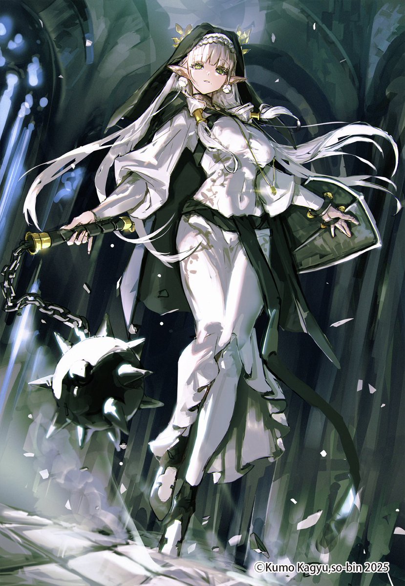HechiceroReino's tweet photo. PORTADA DEL VOLUMEN 5 DE BLADE &amp; BASTARD

Blade &amp; Bastard 5: Tow His Corpse

Fecha de lanzamiento: 10 de junio del 2025

Solo puedo decir que So-bin se lució, joder la Hermana Ainikki es otro level 😍

#ADMs #ElReinoHechicero #Wizardry #ウィザードリィ #BladeandBastard #ブレバス https://t.co/kAsPkr7pvk