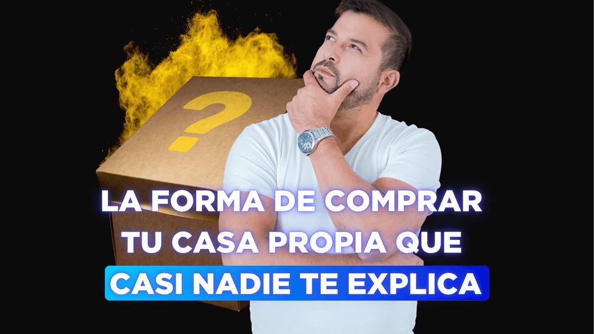 Si te interesa la inversión inmobiliaria y más aún comprar tu casa propia pero no quieres quedar endeudado a 30 años o pagando dividendos eternamente, no te pierdas nuestro live de hoy 👉youtube.com/live/P8W4pQg8W…
