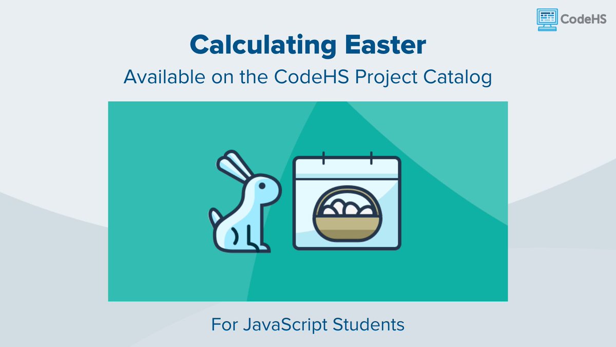 Happy Spring! Check out our Calculating Easter JavaScript project! buff.ly/pdkqooL