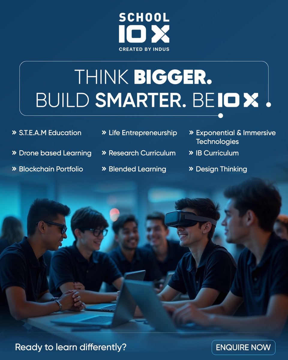 10X International School tweet media