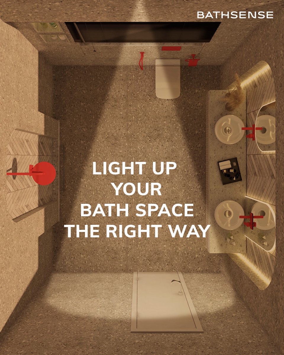 bathsense's tweet photo. A well-lit bath space doesn’t just look good, it feels better.
At Bathsense, we know it's the little things that make your space shine brighter and elevate your everyday experiences. https://t.co/seStNGQo33