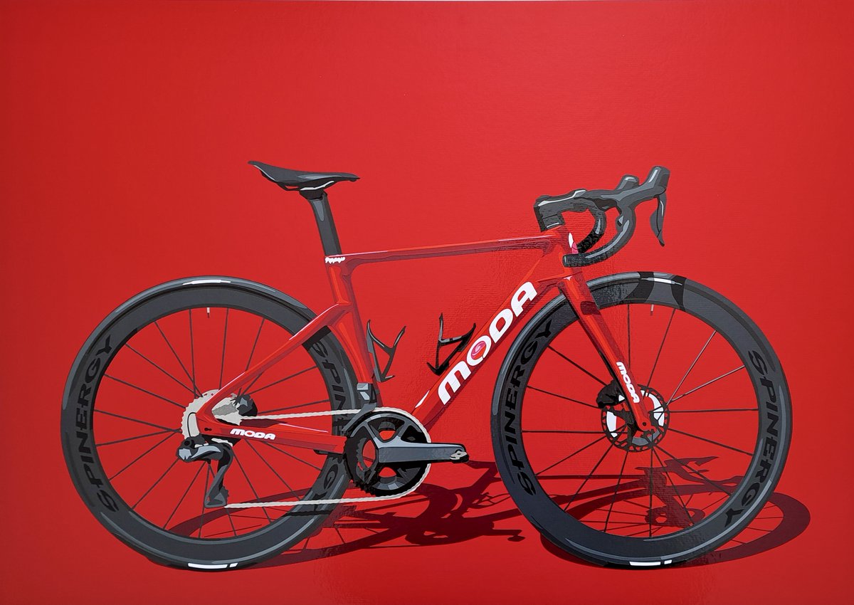 JClarkArtist's tweet image. Here’s my first ever commission of a (push) bike, featuring this beauty from @moda_bikes. Created from #handcut #vinyl applied to A2 artboard. If you’d like to commission a piece on your bike, pls DM for more info. #cycling #bike #biking #art #artist #ArtistOnTwitter #bikelife