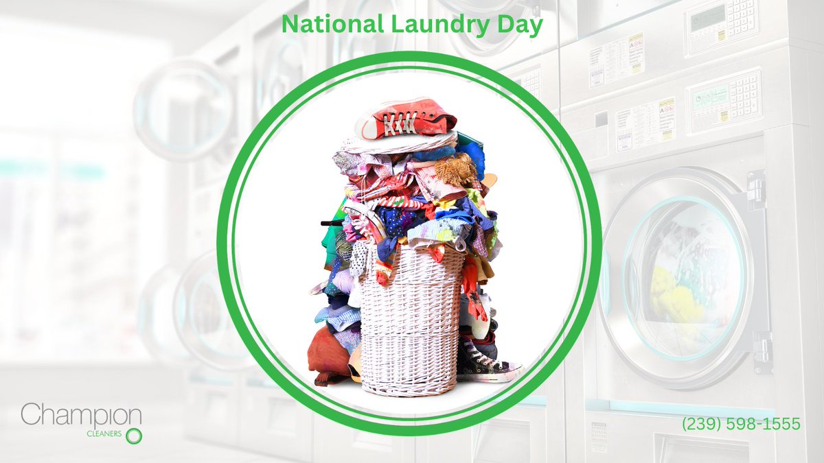 Celebrate National Laundry Day by letting us take the load off your hands! We will pick up and drop off your dry cleaning for free so you enjoy fresh, crisp clothes without the hassle. bit.ly/2Shncgn #NationalLaundryDay