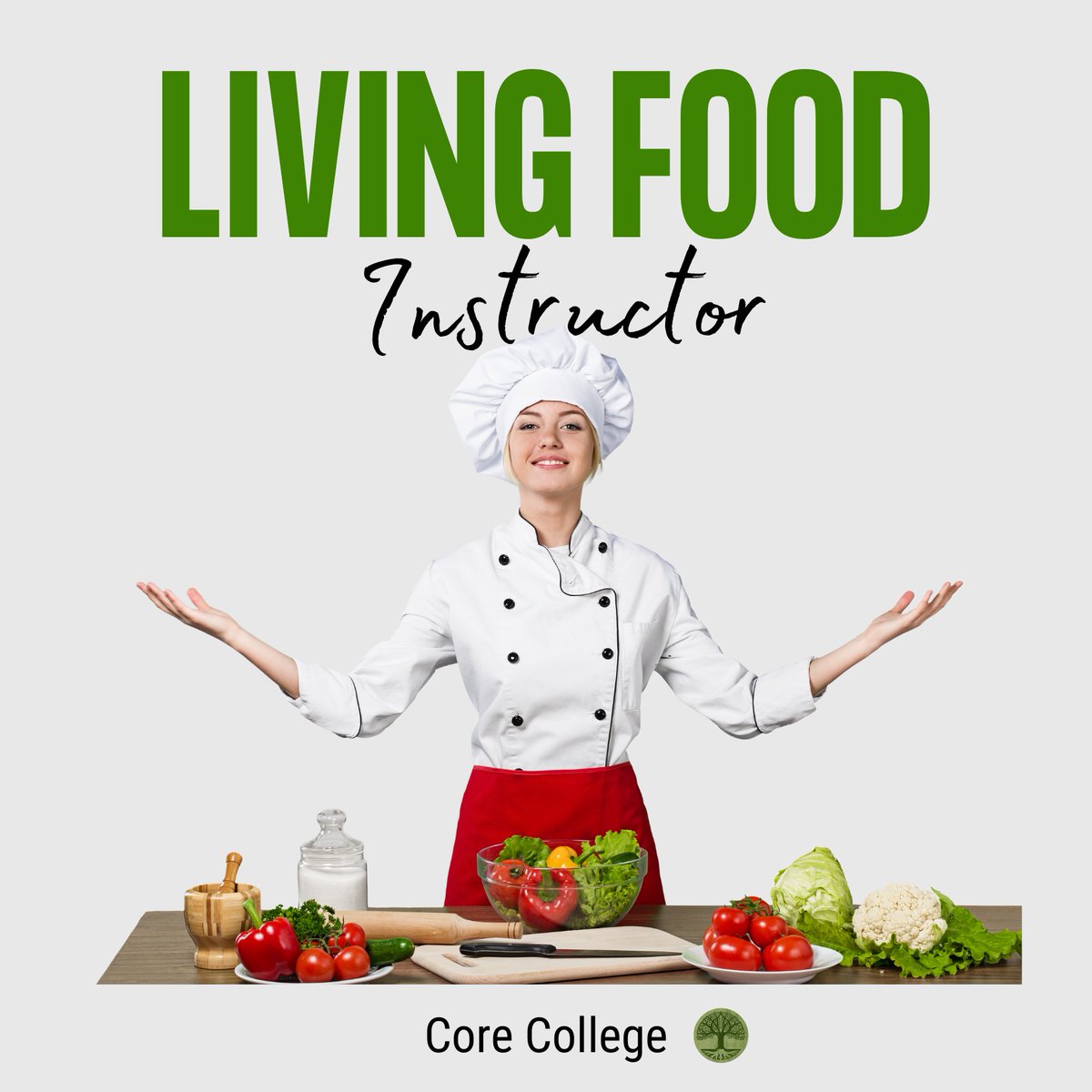 Learn how to prepare delicious, vibrant, plant-based food and also how to teach others to do so by joining our Living Food Instructor course. The course starts on 6th May 2025. Partially funded by NOTS.

⬇️ Learn more:
corecollege.com/courses/living…