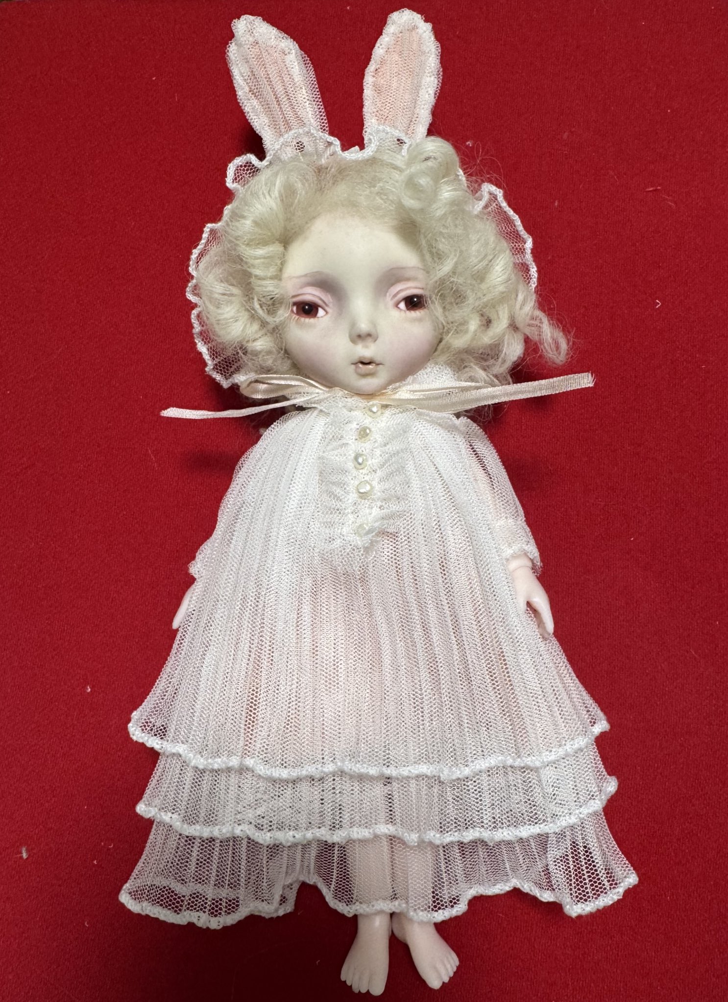 お値下げ！人形作家 てらおなみ様 小さい子 アンティークドール