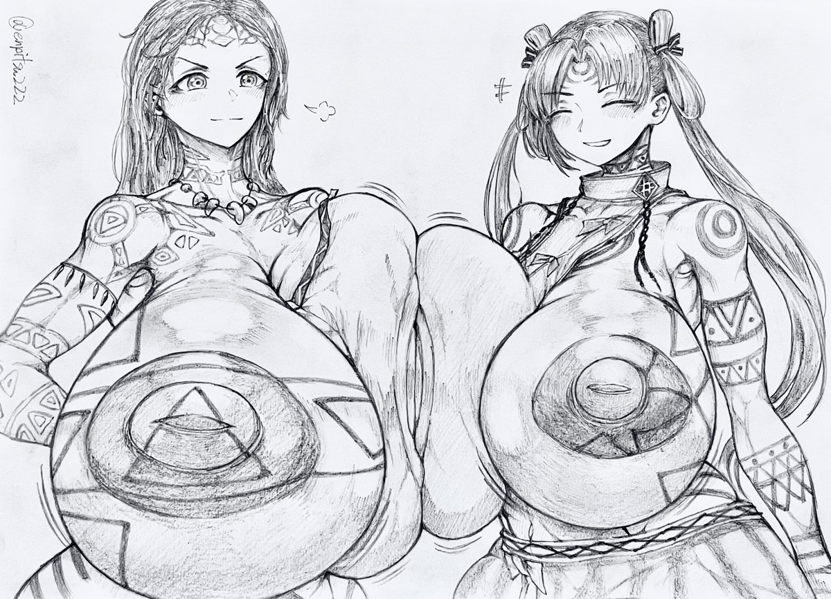 コミッション4件目!
FGOより卑弥呼&壱与の爆乳乳合わせ!
(片乳露出、紋様マシマシ、陰毛+手型&歯形差分付き)
1枚目と2枚目が壱与の表情差分、3枚目と4枚目が卑弥呼の顔の紋様差分になります
(単にミスがあったので修正しただけ…) 