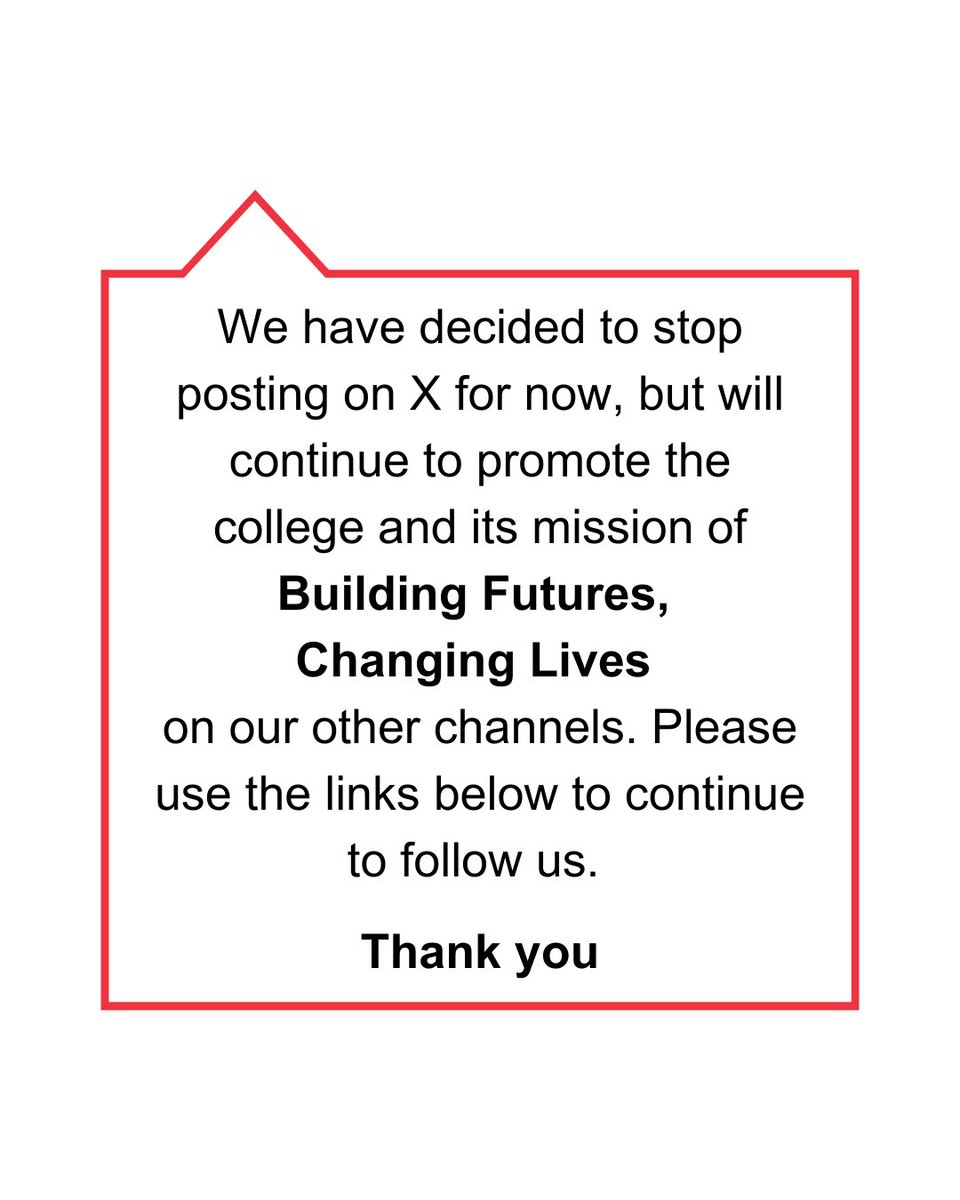 We have decided to stop posting on X for now but you can find us on Instagram, BlueSky, Linked In and Facebook please use the links below to continue to follow us. 
linkedin.com/company/orchar…
instagram.com/orchardhillcol…
facebook.com/Orchardhillcol…