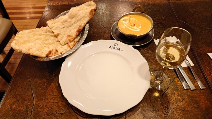 今日の夜はインドカレーにした! 