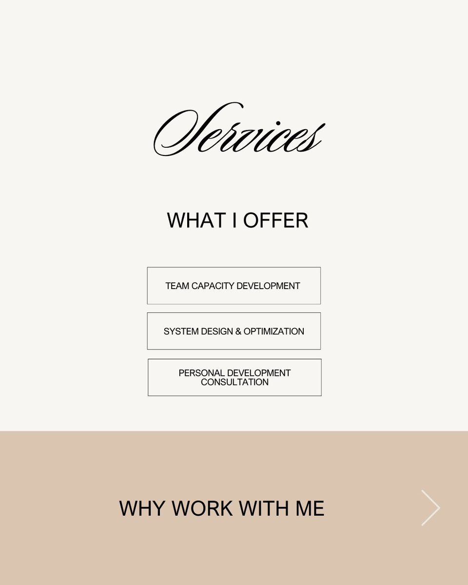 riettadavid's tweet image. Are you a founder or team lead feeling stuck between vision and execution? 

I help people and teams grow through strategy, systems and learning. 

Here&apos;s how I support organizations building for impact 👇
#leadership #startupsupport #learningandevelopment #growthstrategy