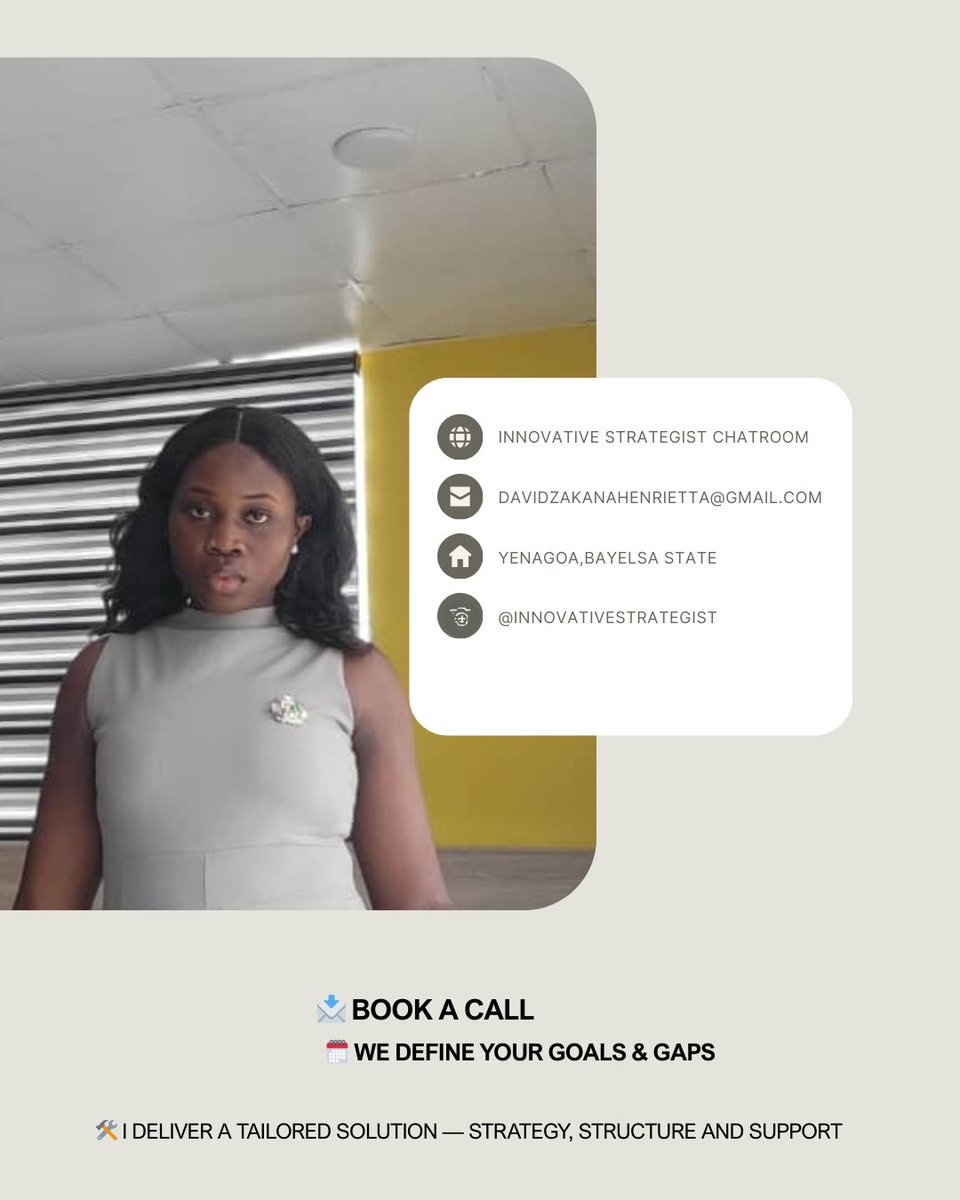 riettadavid's tweet image. Are you a founder or team lead feeling stuck between vision and execution? 

I help people and teams grow through strategy, systems and learning. 

Here&apos;s how I support organizations building for impact 👇
#leadership #startupsupport #learningandevelopment #growthstrategy