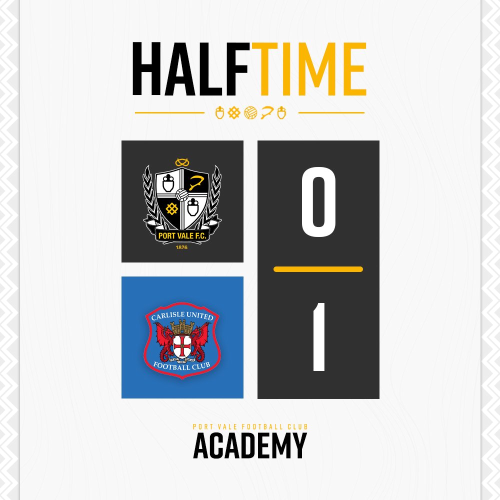 HALF TIME

Penny's opener separates the sides at the break. 

#PVFCAcademy | 0-1
