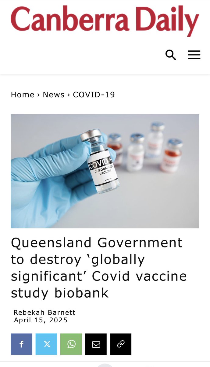 The cover up is bigger than the greatest crime against humanity of our lifetime. If this makes you angry don’t just sit there, make some noise 

canberradaily.com.au/queensland-gov…
