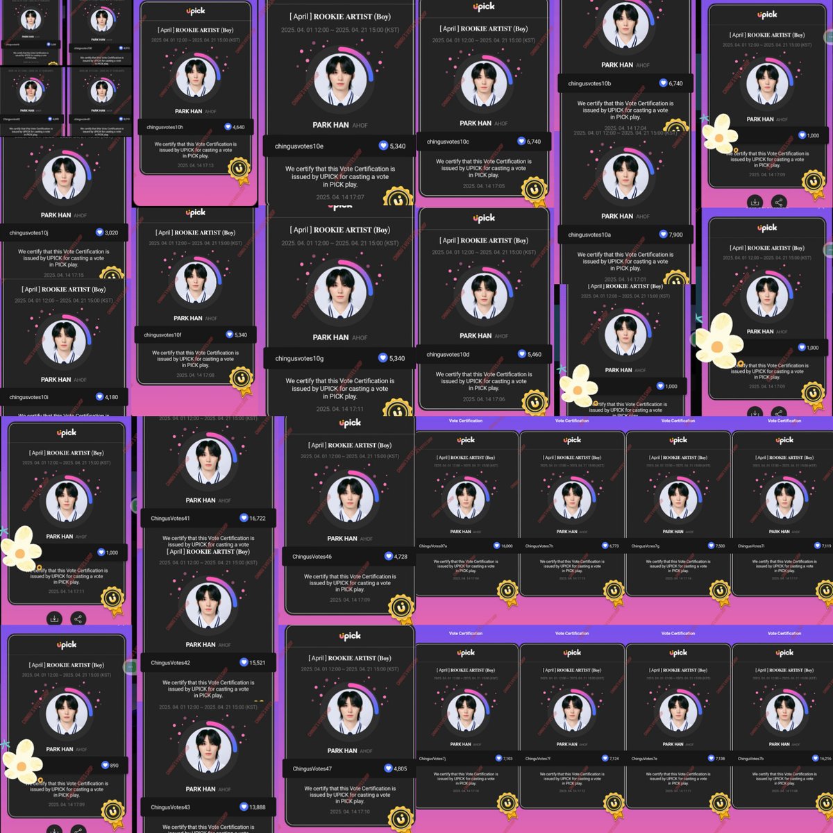 _chingusvotes's tweet photo. SOLD JAMS UPDATE:

300k💙 was sold to #AHOF_PARKHAN plus 16,200💙bonus during time attack event.(April 14)

Thank you buyer for trusting us. You can check the voting proofs and screenrecords on the link sent on your dm. Till our next transaction ❤ https://t.co/9od19SUMI4