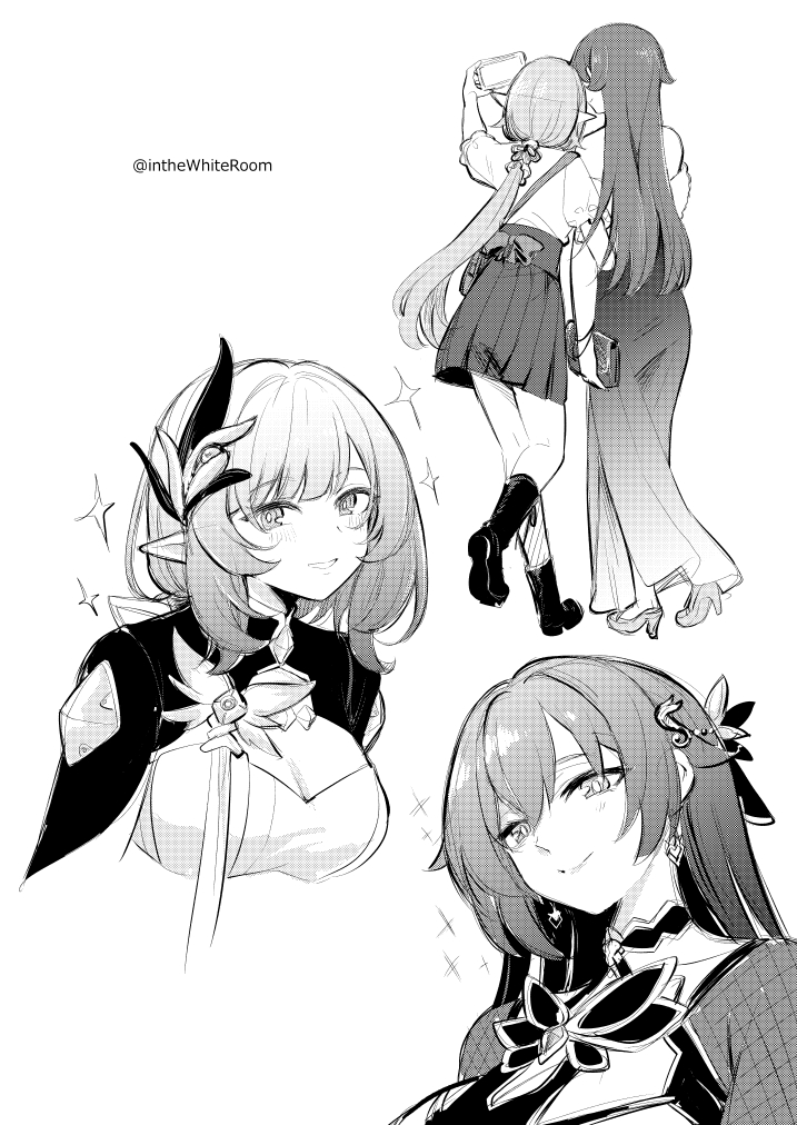 ペンタブ慣らしにエリシアさんとエデンさん。
エリエデお忍びデートしてくれ。