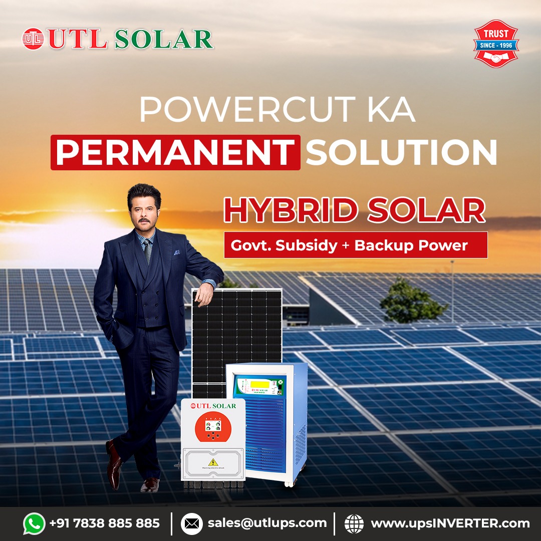 UTLsolar's tweet image. Beat Power Cuts &amp;amp; High Bills with One System! Go Hybrid Solar and enjoy 24/7 Power + lower Electricity Costs!
📞 Call [7838885885] for subsidy info from our Solar Expert!
.
.
.
.
.
.
.
.
#utlsolar #hybridsolarsystem #hybrid #solarpanelsystem #solarpowered #solarenergy #powercuts