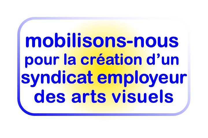 / CRÉATION D'UN SYNDICAT EMPLOYEUR DES ARTS VISUELS /

Les organisations membres de la fédération du CIPAC se mobilisent pour la structuration sociale de leur secteur. 

Toutes les informations ici : lesfrac.com/?p=21575&previ…