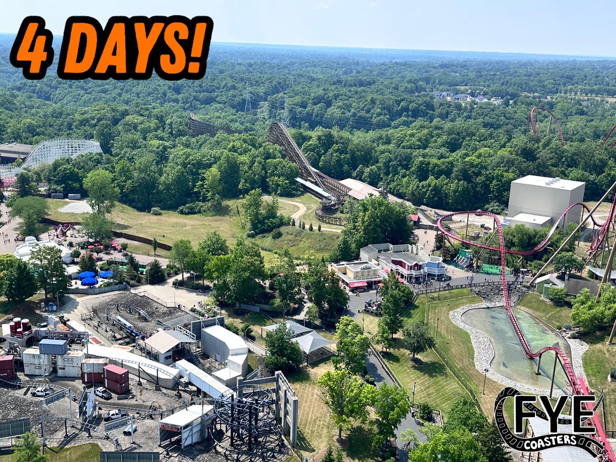 FyeCoasters's tweet image. 4 Days until we can see this view again! Will we see anything different? 🤔 

#fun #ohio #fyecoasters #kingsisland #countdown #thebeast #Tower #effieltower #openingday