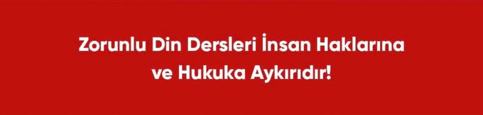 Alevi çocuklarına 45 yıldır zorunlu İSLAM DİNİ DAYATMASI var! Bilinçli asimilasyon insanlık suçudur!

#ZorunluDinDersiKaldırılsın