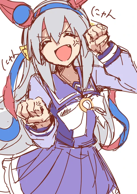 ポーズだけ描いてそれに合うキャラが思い浮かばなかったからってとりあえずウチ当てはめんのやめろや 