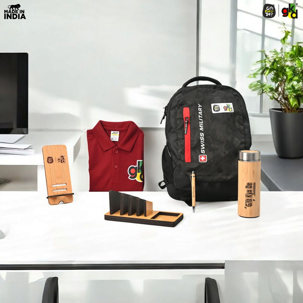 GiftKyaDe's tweet photo. "Welcome to the team!" hits differently when backed by a beautifully curated joining kit. 💼✨
#GiftKyaDe's Employee Joining Kits – fully customizable, brandable & delivered PAN India.
📞 +91 62628 86464 | +91 62320 25840
#CorporateGifts #WelcomeKit #JoiningKit #TeamCulture https://t.co/IVbdtcMudC