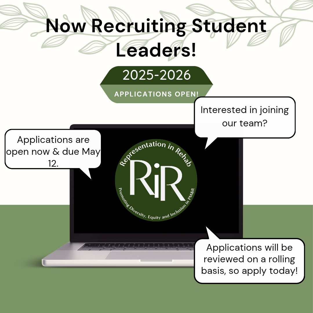 We are now accepting applications for our student leadership team! See the link in our bio for the application &amp; for details about this opportunity. Feel free to reach out with any questions. Apps are due May 12 but will be reviewed on a rolling basis until then, so apply today!