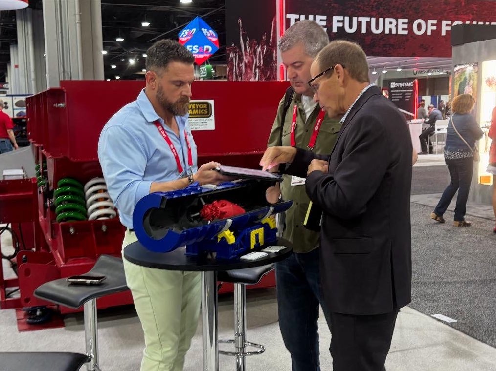 AmerFoundrySoc's tweet photo. The final day of #CastExpo2025 is underway!

Make sure to check out the great list of technical sessions this morning, and this morning’s keynote, “Reshoring Update for North American Foundries” at 10:30 a.m. https://t.co/bQezmfFb9U
